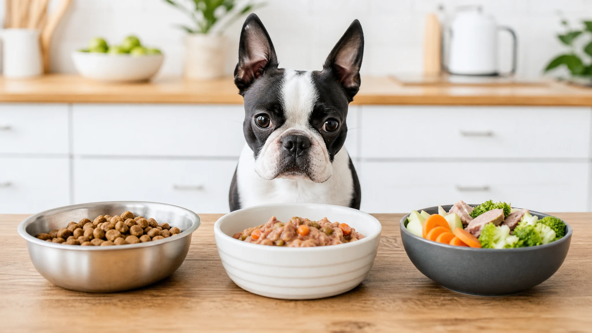 Wet vs Dry vs Fresh Food for Boston Terriers